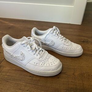 Women’s Nike Low Dunks with Pearl Accents